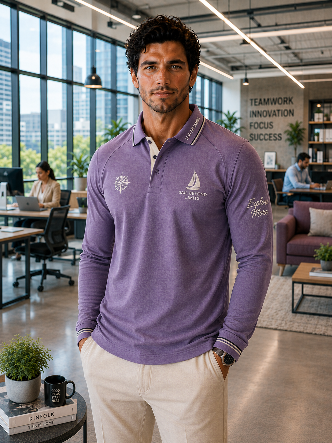 men polo shirt long sleeve 8